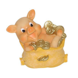 Spardose Lucky Harry im Geldsack