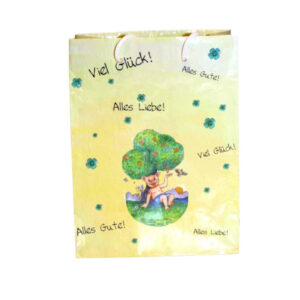 Papiersackerl Glück 22x17,5x9,8 cm