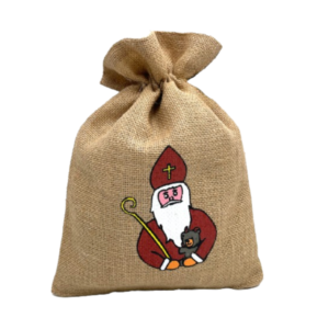 Jutesack Nikolo natur 31x21x5 cm BLOCKBODEN