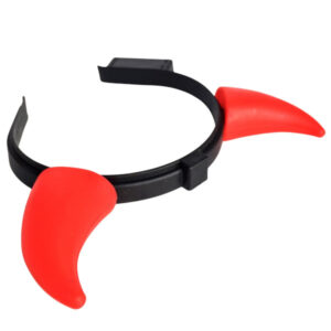 Rote Krampushörner leuchtend