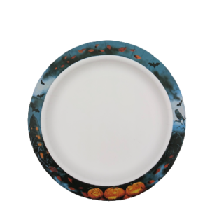 Happy Spooky Halloween Teller 24 cm, 8 Stück