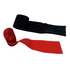 Kreppgirlande rot/schwarz 4er Set