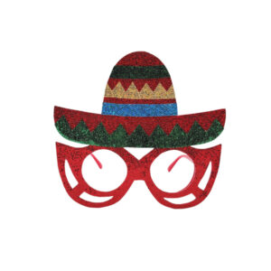 Brille mit Sombrero sort.