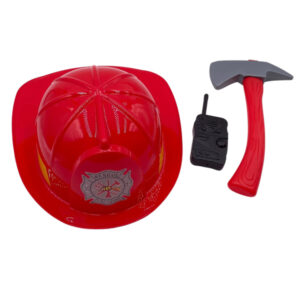 Verkleidungsset Feuerwehr (Helm, Axt, Walkie Taki)