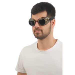 Steampunk Goggles schwarz