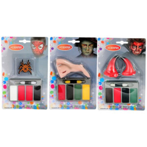 Schminke mit Accessoires (Halloween)