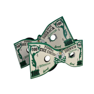 Augenmaske mit Dollarnoten 2er Set