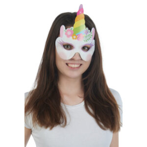 Einhorn Papieraugenmasken 6er Set