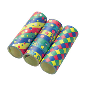 Motiv Luftschlange bunt (3er Set)