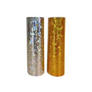 Holografikserpentine 2er Set gold/silber
