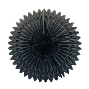 Fächer schwarz, 40 cm