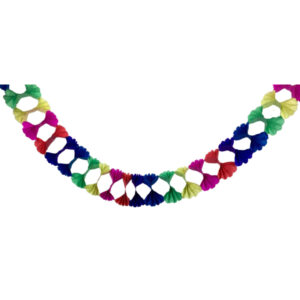 Girlande oval bunt
