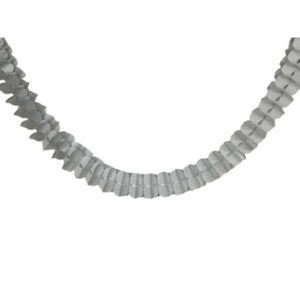 Papiergirlande silber