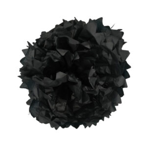 Wabenball fluffig schwarz