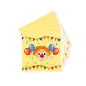 Papierservietten "Clowns" 20 Stk.