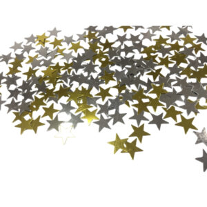 Glitzer Metallic Confetti, gold/silber, 14 g