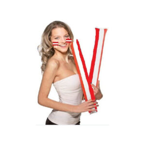 Cheering Bars rot/weiß/rot