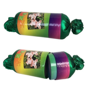 Geschenkbox Papier Bonbonform