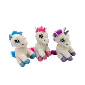 Einhorn 3-farbig sortiert ca 17 cm