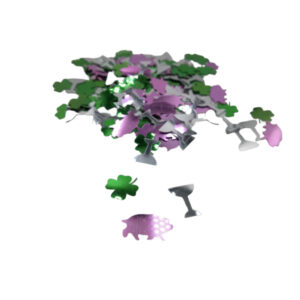 Viel Glück-Konfetti