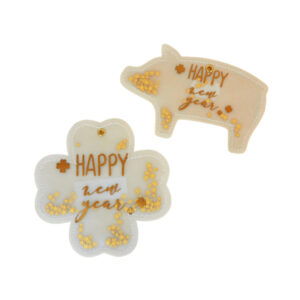 "Happy New Year" Sternkonfetti sort.