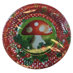 Pappteller "Glückspilz" 8 Stk.