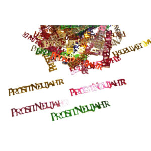 Confetti "Prosit Neujahr" bunt