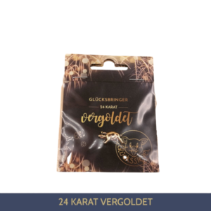 Vergoldetes Schweinchen 24 Karat in Verp.