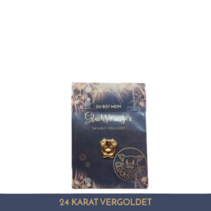 Vergoldetes Schweinchen 24 Karat in Verp.