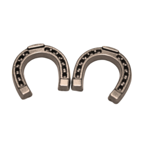 Metallhufeisen silber