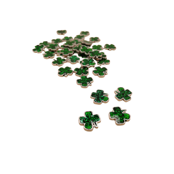 Streuartikel Metall Glitterklee