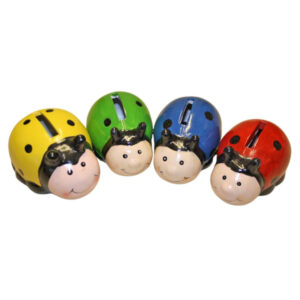 Spardose Käfer aus Keramik sortiert