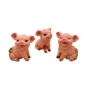 Fellschwein "Viel Glück" mit Glücksbringer