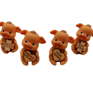 Schweinchen "Pass auf dich auf" sort.