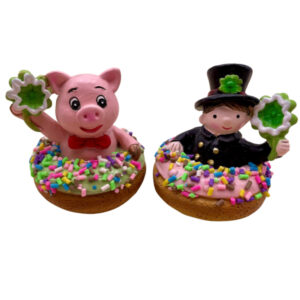 Glücksbringer in Donut sort.