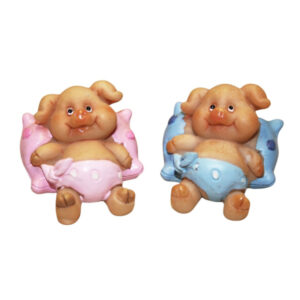 Babyschweinchen rosa/blau sort.