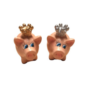 Schwein mit Krönchen sort.