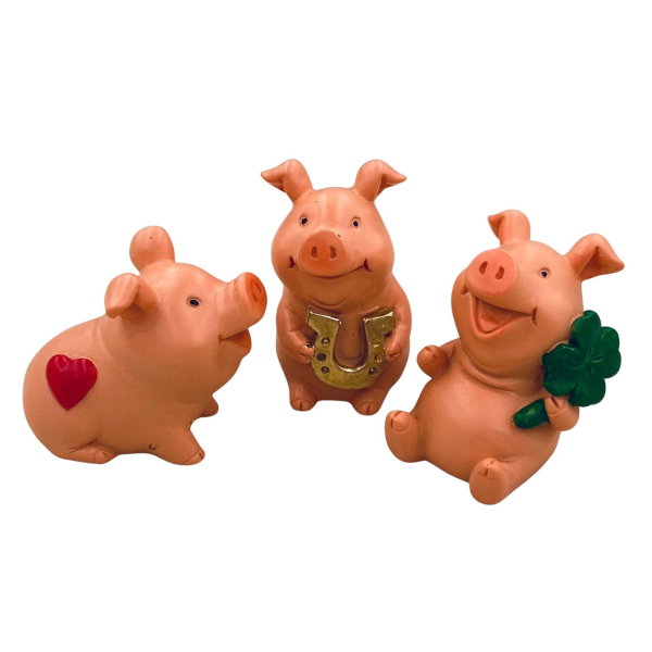 Schwein mit Schlappohren sort.