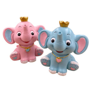 Elefant mit Krönchen sort.