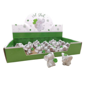 Glückselefant im Display sort.