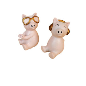 Gold Rosa Schwein sortiert