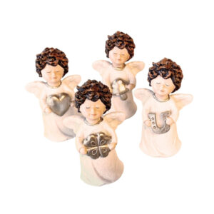 Engel mit Glücksbringern sort.