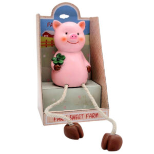 Kantenhocker - fröhliches Schweinchen