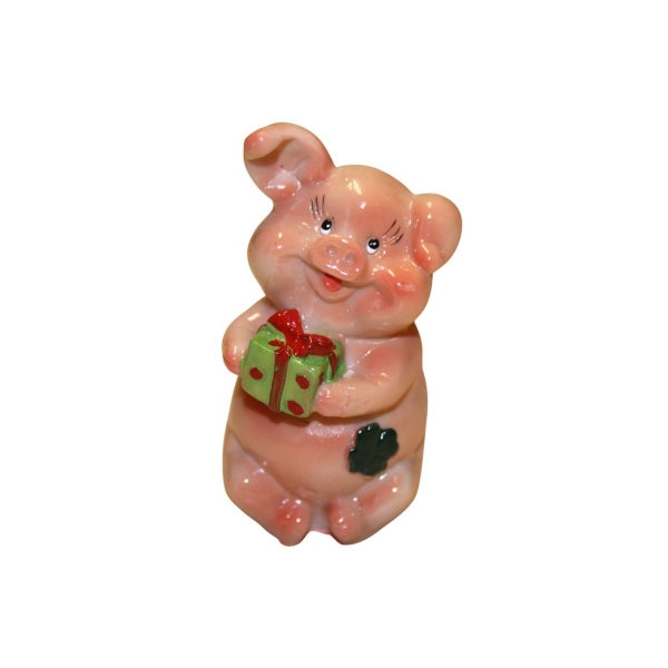 Molly mit Geschenk sort.