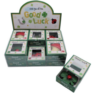 Schachterl mit Glücksbringer sort. im Display