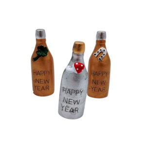 Sektflasche gold oder silber sort.