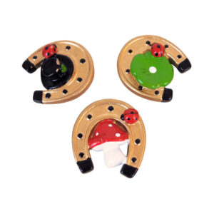 Hufeisen mit Glücksbringer sort.