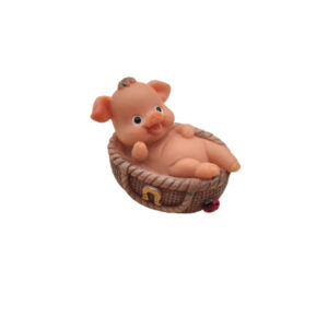 Schweinchen im Körbchen sort.