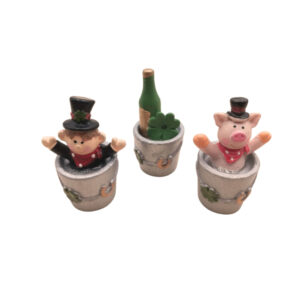 Glücksbringer im Kübel sort.