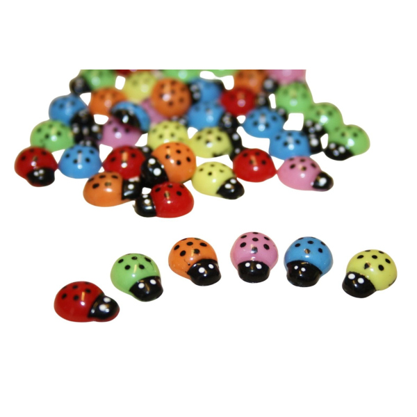 bunter Minikunststoffkäfer sort.